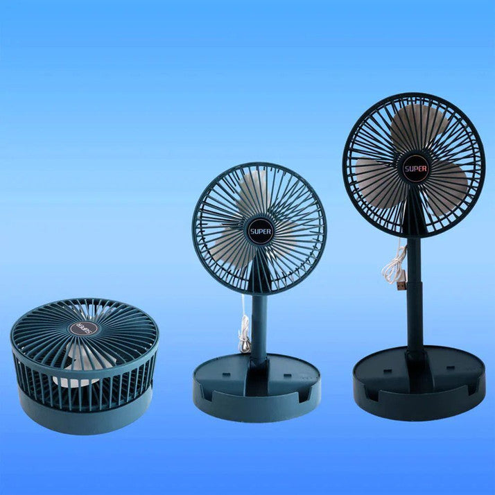 USB Charging Fan Portable Retractable Mini Fan