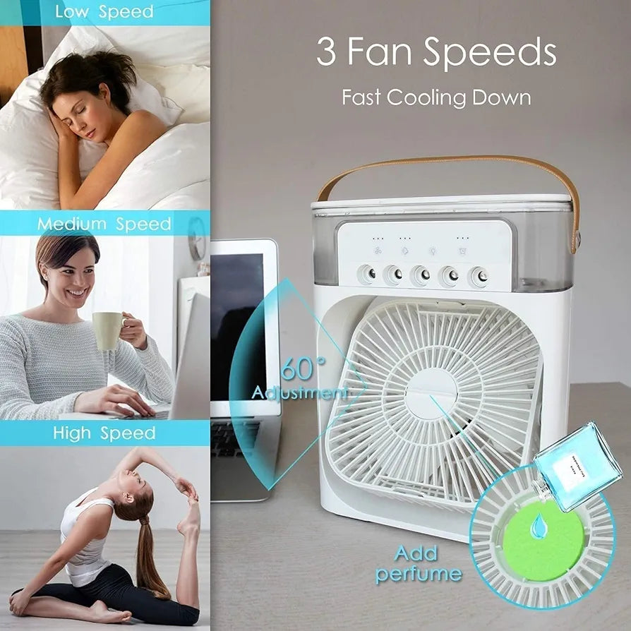 Mini Mobile Air Conditioner Electric Fan