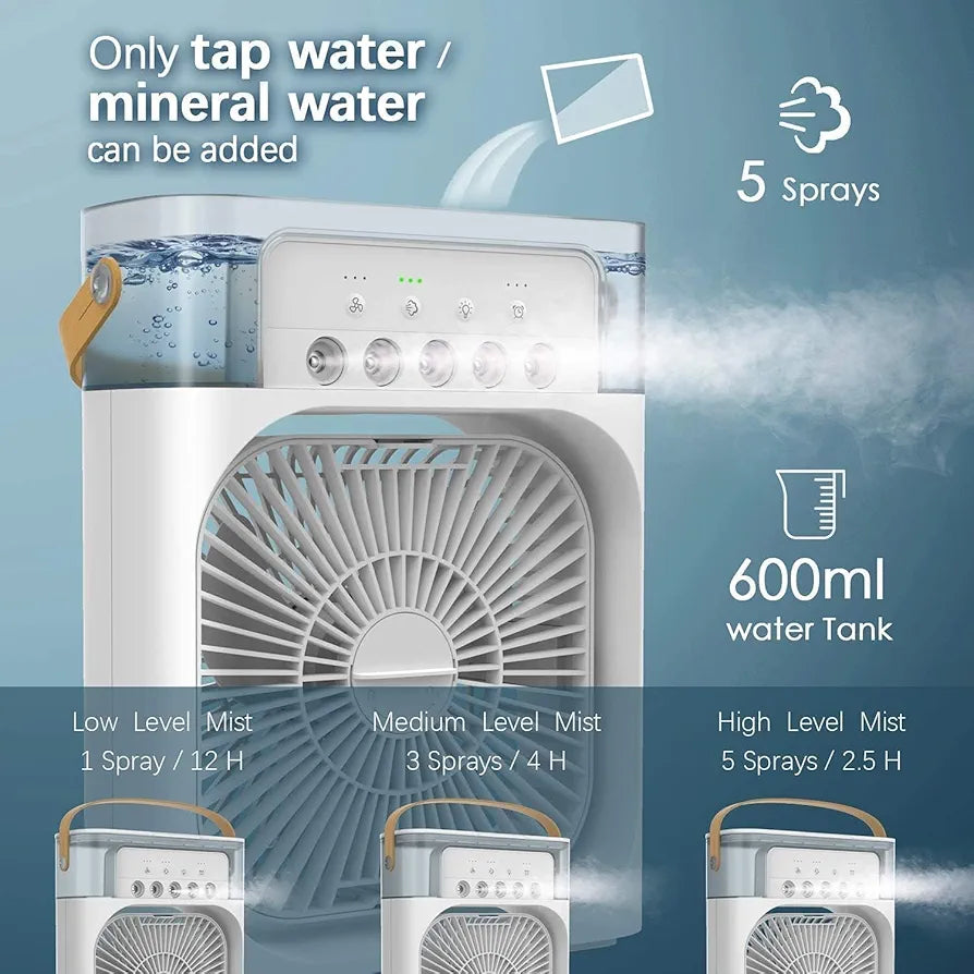 Mini Mobile Air Conditioner Electric Fan