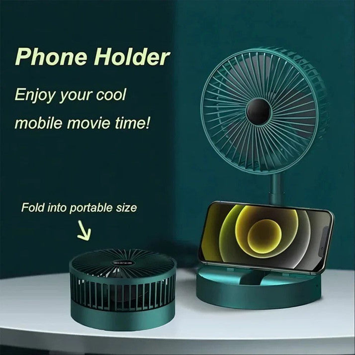 USB Charging Fan Portable Retractable Mini Fan