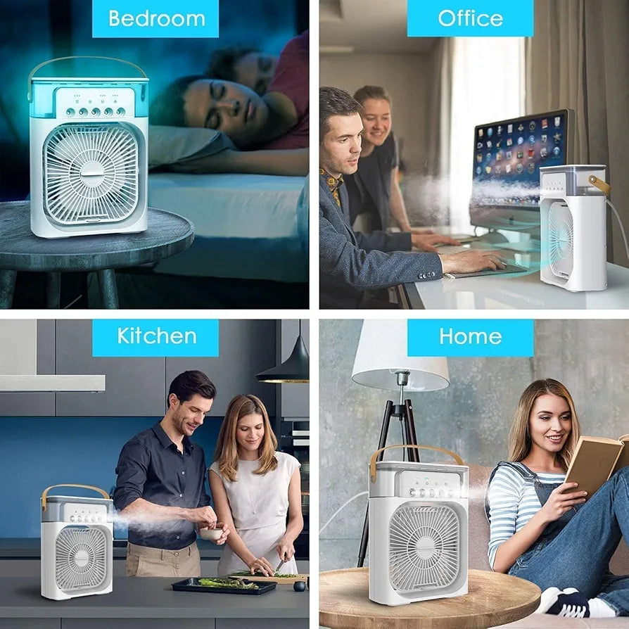 Mini Mobile Air Conditioner Electric Fan