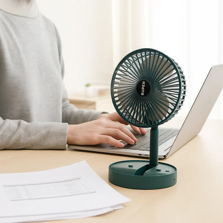USB Charging Fan Portable Retractable Mini Fan