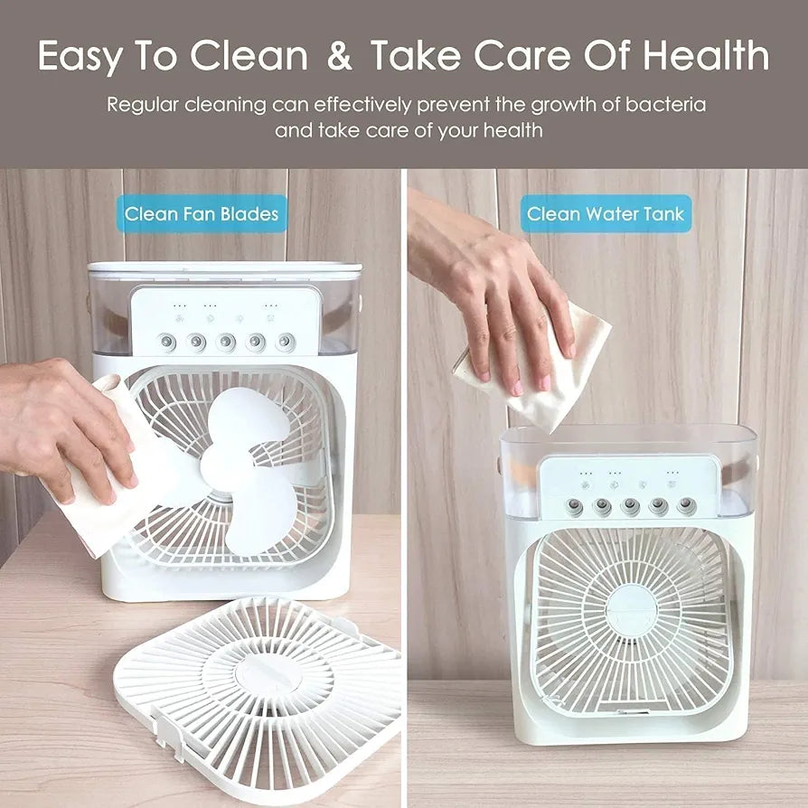 Mini Mobile Air Conditioner Electric Fan